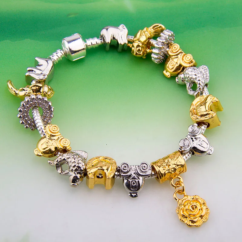 Браслеты Пандора Золото Купить