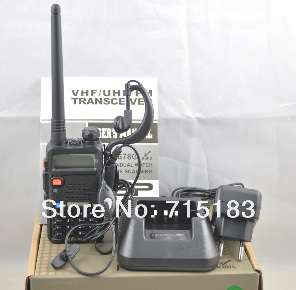 Новинка Baofeng Pofung UV5R рация Baofeng UV-5R двухдиапазонный CB радио UHF400-520MHz& VHF136-174MHz Портативное двухстороннее радио