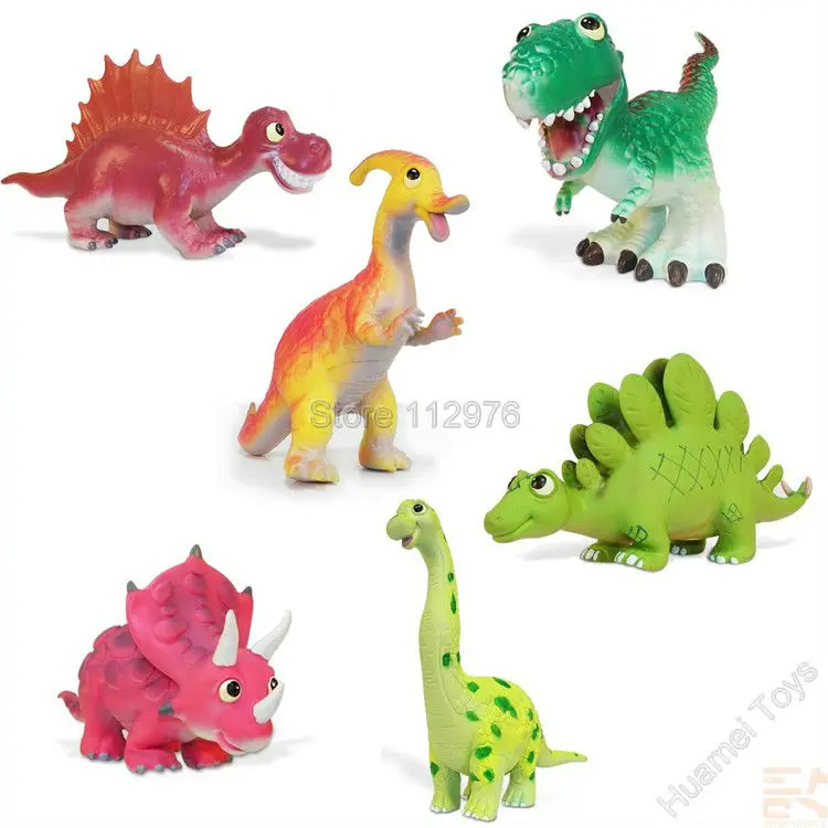 rubber dinosaurs