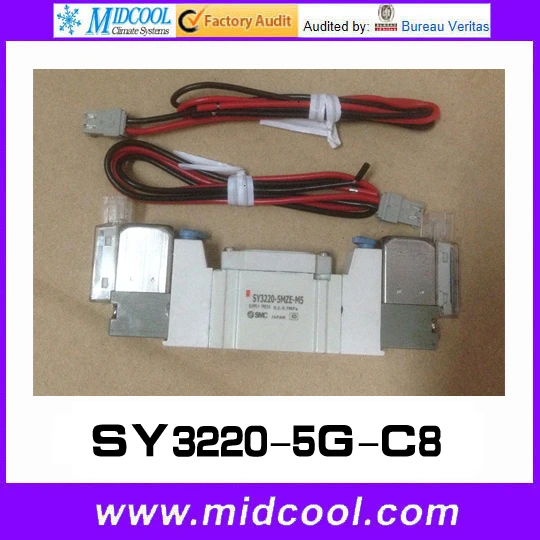 все цены на 5 way pilot solenoid valve SY3220-5G-C8 онлайн