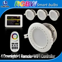 mi.light series 2.4g rgb rgbw rgbww wifi led downlight color changing smartphone controlled dimmable led down light 12w