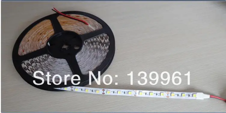 5 м/лот DC12V 5050 SMD 30Led/m Белый/красный/желтый/синий/зеленый/RGB Non-Водонепроницаемый светодиодные ленты