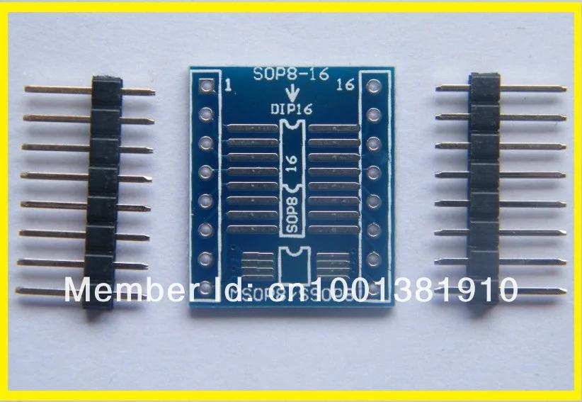 10 шт./лот СОП адаптер MSOP/ssop/SOP8-16 к DIP16 USB Универсальный программист IC Socket TL866CS/TL866A /EZP2010