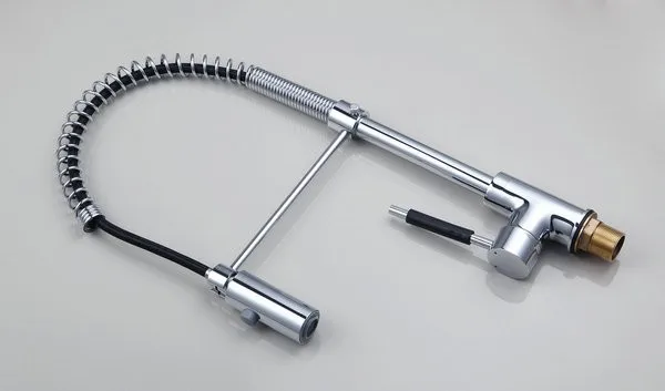 Kemaidi 8538/10 подтянуть Подпушка Chrome латунь с поворотным Кнопка сосуд Раковина Смеситель Кухня кран