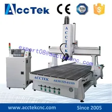 4 axis 3d cnc woodworking machine AKM1325 wood working high speed 3d cnc router