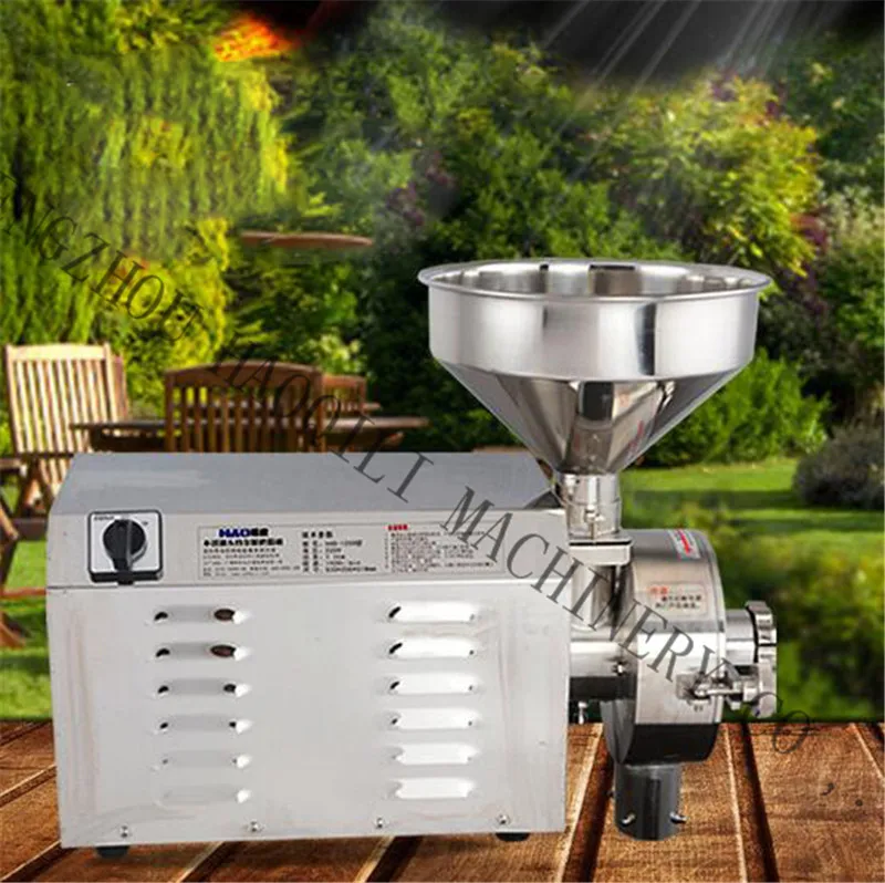Home Use Flour Mill Multi Steel Mill Shatter Machine Cereal Grain