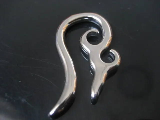 Новая мода Украшения для тела-беруш Expander хирургические Сталь уха Тоннели Earlets 2-6 мм Бесплатная пересылка