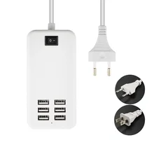 Для Apple Iphone7 Iphone 7 6s 6 Plus/крепление для спортивной камеры Xiao mi Red mi 3 s 3 S mi 5S телефон зарядное устройство и usb-разветвитель адаптер 5В 3A штепсельная вилка европейского стандарта Ac Мощность стенового путешествия