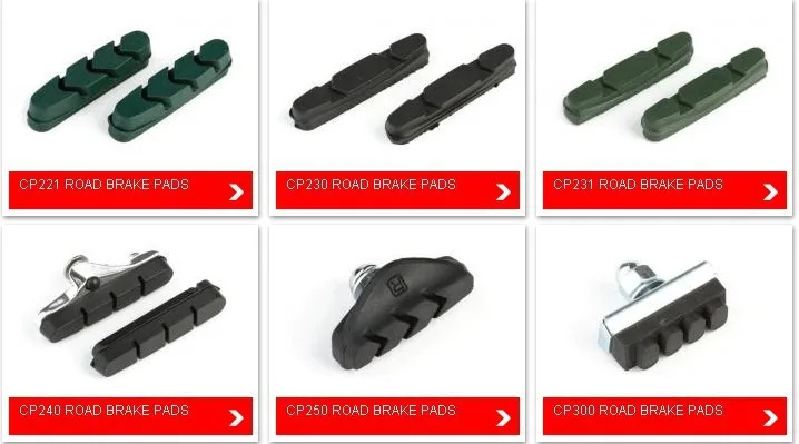 Высокое качество дорожный велосипед тормозные колодки для shimano 52 мм дорожный велосипед замена вставки колодки, подходит для Shimano