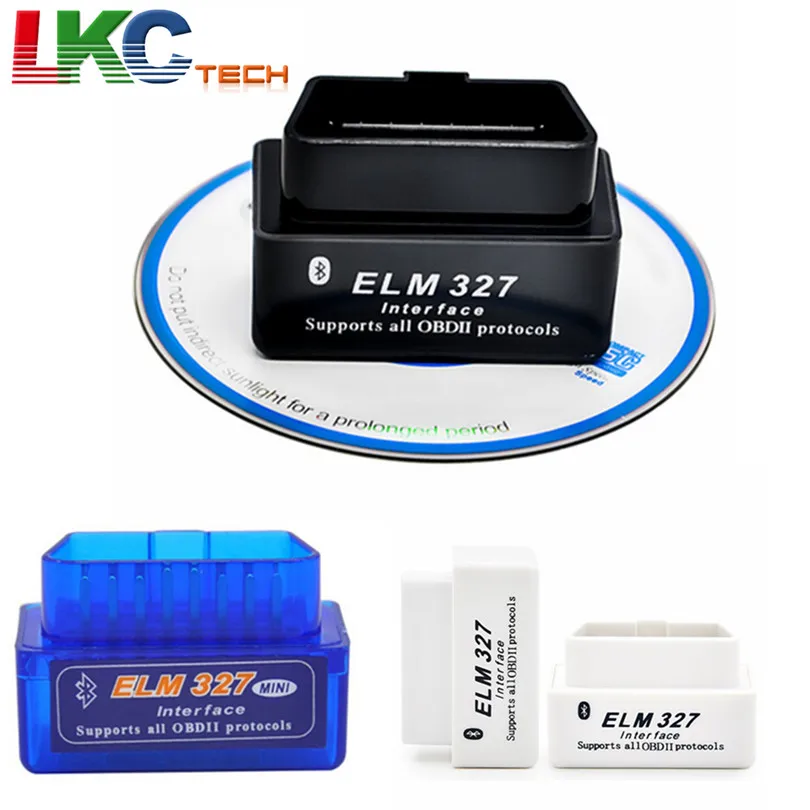 50pcs lot Super Mini ELM 327 V1 5 Bluetooth OBD II OBD2 Works On 