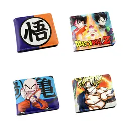 Dragon Ball красочная печать PU короткие бумажник кошелек японского аниме Сын Гохан