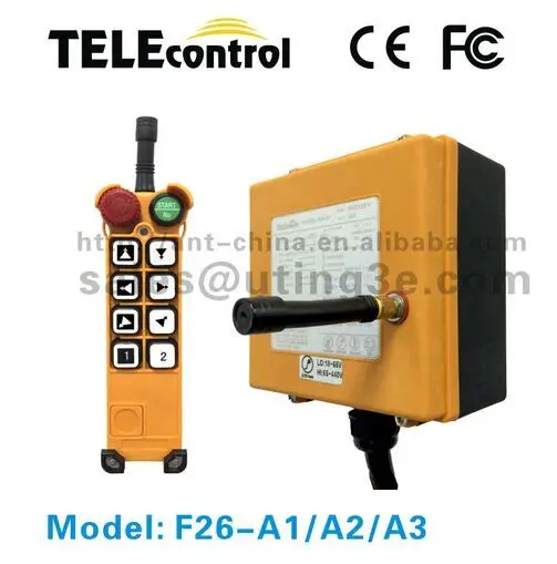 

F26-A3 Hot sales hoist electric hoist 2 steps industrial wireless radio remote control crane