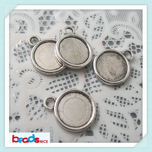 Beadsnice ID11610 из цинкового сплава самые модные Фото Подвеска Кабошон Настройки двухсторонняя Камея Подвеска лотки для нее