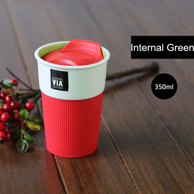 Небесно-голубой 350 мл керамическая кофейная чашка кружки с крышкой ложка чашка для чая молоко пара чашек Caneca Criativa Tazas Para кафе - Цвет: Небесно-голубой