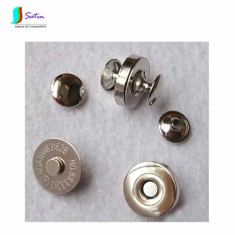 Bronze/silvery/gold/gun black Metal Double sided Rivet Button for Bag/Wallet Cloth Sewing
