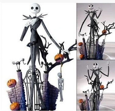 

Free Shipping The Nightmare Before Christmas Jack Wacky Wobbler Bobble Head PVC Action Figure Collection Toy Doll 15CM T3080