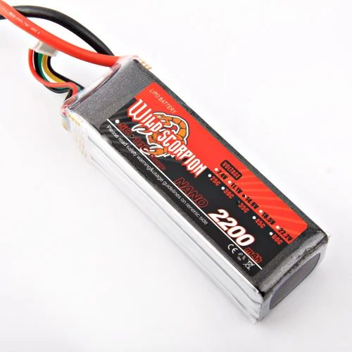 1 шт. Wild Sorpion Lipo батарея 14,8 V 2200mAh 35C 4S для радиоуправляемого квадрокоптера дрона вертолета автомобиля самолета