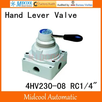 

4HV230-08 Manual reversing valve 4 way 2 position ventilation rotary valve port RC1/4" hand valve