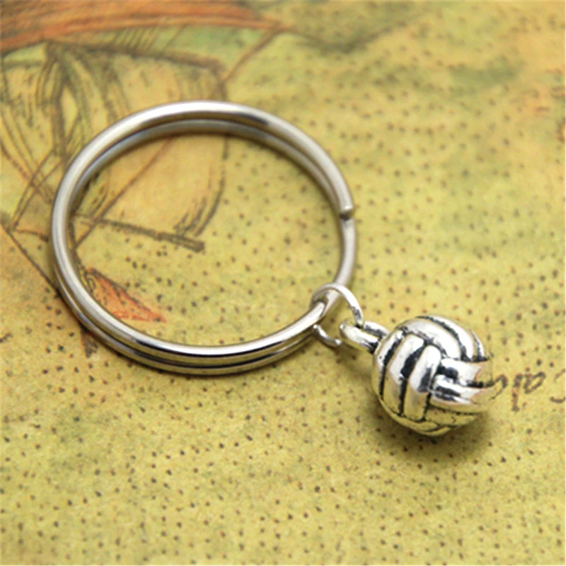 12pcs/lot Volleyball Keychain Volleyball Charm keyring Volleyball Jewelry Volleyball Mom, Volley