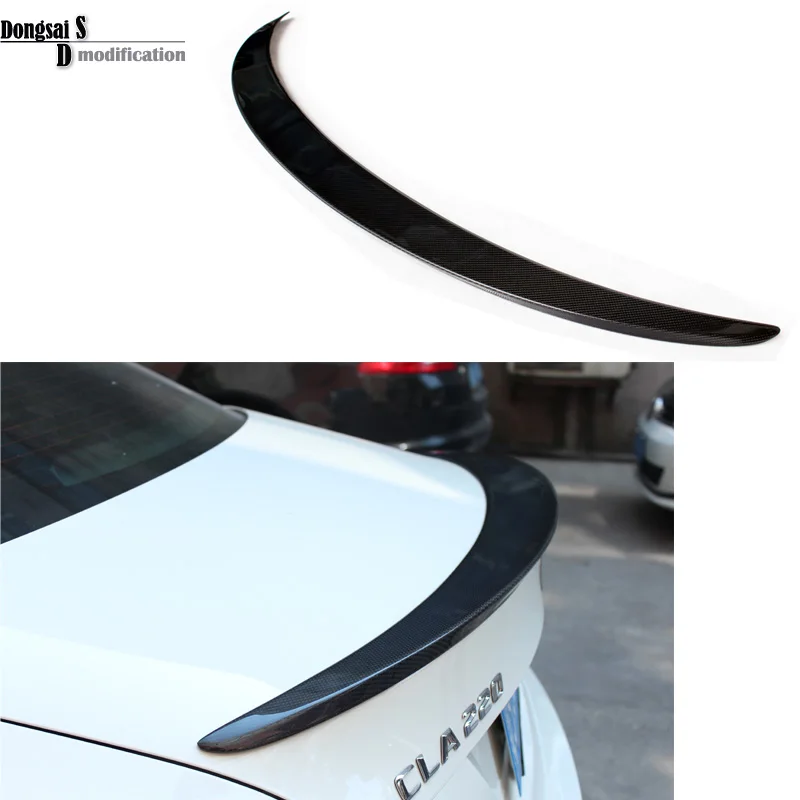 Mercedes AMG Style Carbon Fiber Trunk Lid Spoiler Rear Wing for Benz 2014 + CLA Class CLA180 CLA 200 CLA250 CLA45 AMG Mercedes AMG Style Carbon Fiber Trunk Lid Spoiler Rear Wing for Benz 2014 + CLA Class CLA180 CLA 200 CLA250 CLA45 AMG