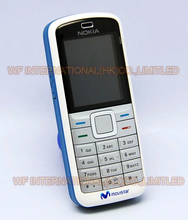 Мобильный телефон Восстановленный Nokia 6070 разблокирован 2G GSM мобильный телефон и русский язык