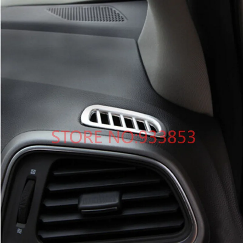 

Car ABS chrome front Air conditioning Outlet Vent Cover Trim For LHD RENAULT KADJAR 2016-2018