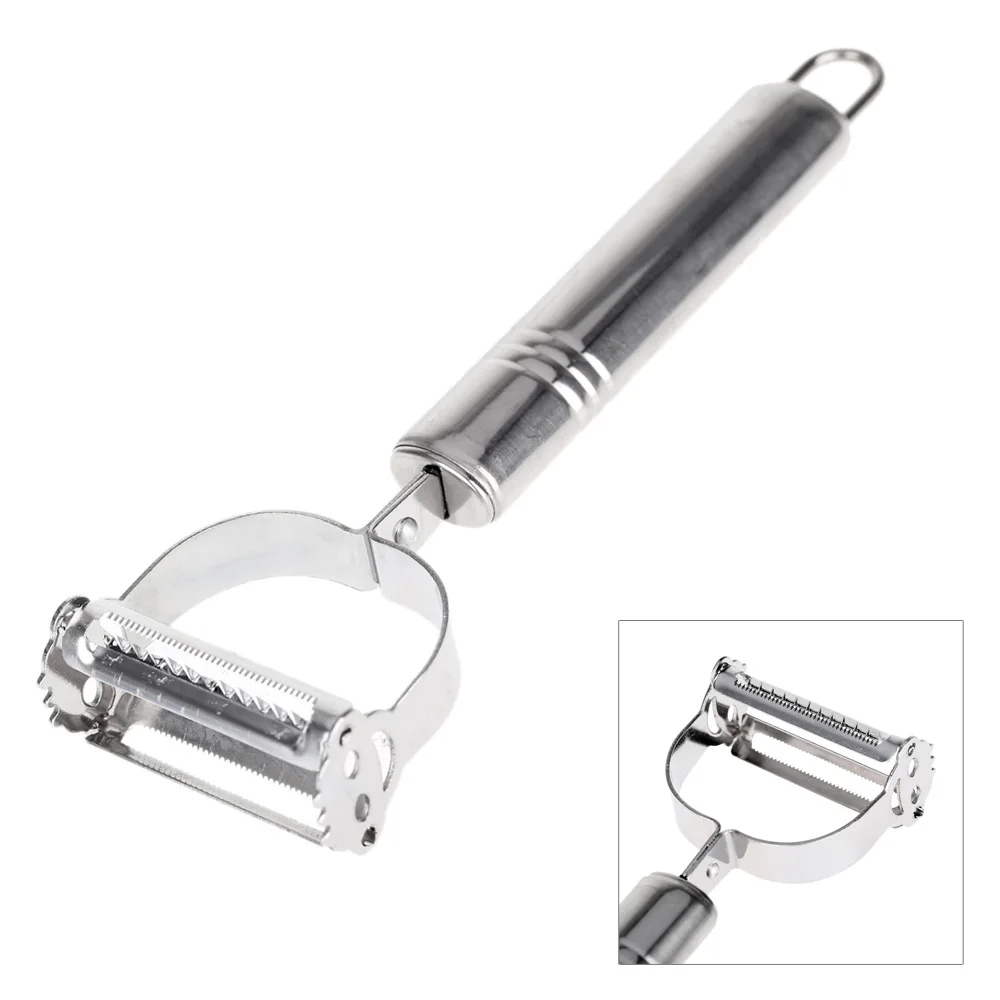 2 in 1 Multifunctional Stainless Steel Potato Peeler Grater Slicer