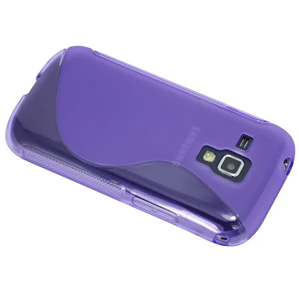 10 шт./лот S-line гель ТПУ чехол для iPhone X/iPhone крышка/телесного цвета для samsung Galaxy S Duos S7562
