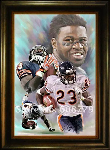 Chicago Bears Хестер картина маслом
