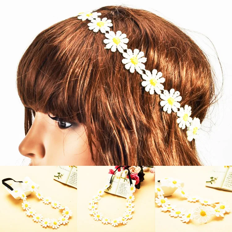 Daisy Hair Bands for Women Hair Accessories New Headbands Festival