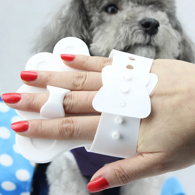 Pet Dog Bath Brush Upscale Massage Pet Bath Brush Cat Cleaning Beauty Supplies