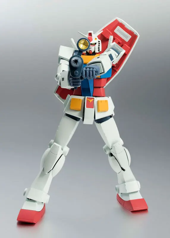 Оригинальная фигурка робота BANDAI Tamashii Наций № 192-RX-78-2 Gundam ver. A.n.i.m.e. "Мобильный костюм Гундам"