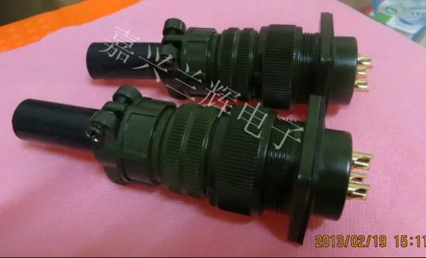 5015 разъем американский стандарт Авиационная вилка MS3106A22-2P 3 ядра разъем