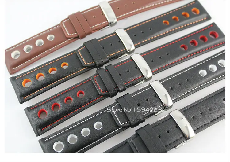 22 мм PRC200 t044614/632 t039417 высокое качество Серебряная Бабочка Пряжка + черный коричневый Пояса из натуральной кожи Смотреть Группы ремень