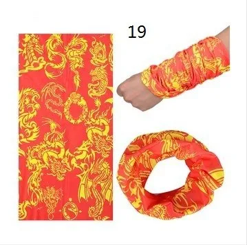 10 шт./лот, шейный платок, банданы, повязки, подшлемник, Мотоциклов Лыжная Сноуборде маска, 27 цвета