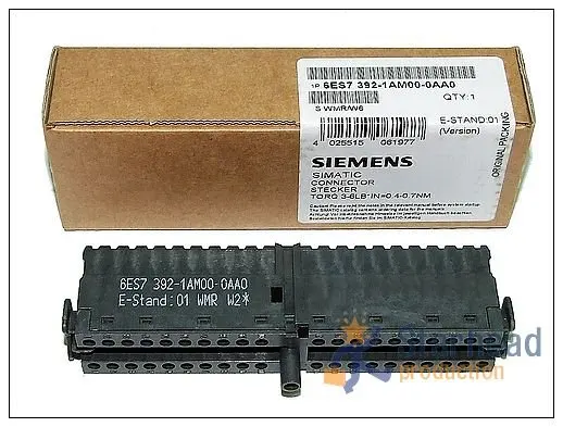 6ES7 392-1AM00-0AA0 6ES7392-1AM00-0AA0 I/O модули передний разъем Stecker для SIEMENS SIMATIC S7-300 PLC, 40-контактный клеммной колодки