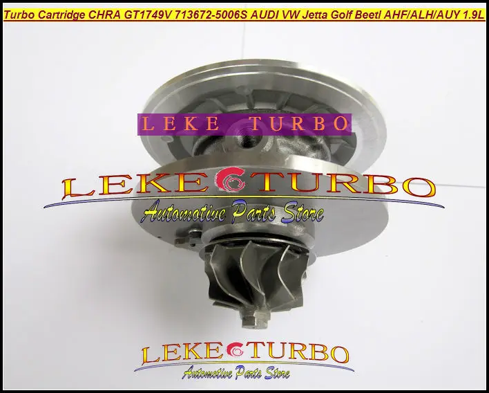 Turbocharger Turbo GT1749V 713672-5006S TURBO CARGRIDGE CHRA FOR AUDI AHF AUY 1.9L 110HP