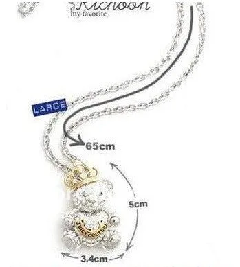 Серебряная корона медведь женское ожерелье, бохо богемное длинное ожерелье s Подвески Стразы ювелирные изделия