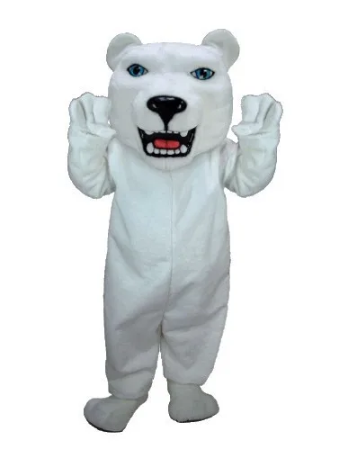 Polar Bear Маскоты костюм для взрослых Размеры тема животных Белый медведь Маскоты te Маскоты наряд костюм нарядное платье Cosply Костюмы sw1099