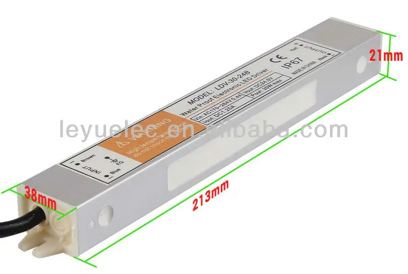 30 Вт Водонепроницаемый электронный светодиодный драйвер