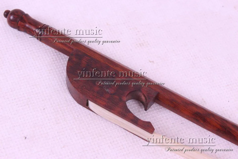 Snakewood 1 шт. 4/4 Скрипка Лук барокко белый конский хвост прямой#8