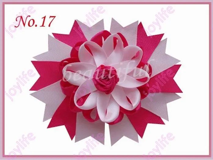 Новые 500 шт 4,5 Роман Махаон гнездо волосы луки rose Изысканная заколка для волос бант для волос для девочек