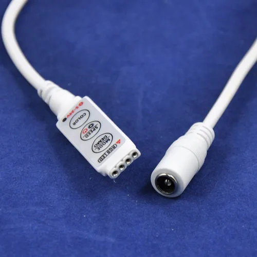 R101-WD DC5V 12 V 24 V Яркость и регулировка скорости Мини светодиодный RGB контроллер с женской DC гнездо питания для светодиодные RGB ленты