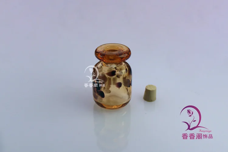 3 шт. муранский стеклянный цилиндр бутылки эфирного масла(18X28 мм, 2 мл), сосуд для эфирных масел подвески