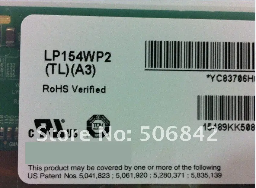 15," светодиодный экран для ноутбука LP154WP2(TL)(A3)+ 1440*900 LP154WP2 TLA3