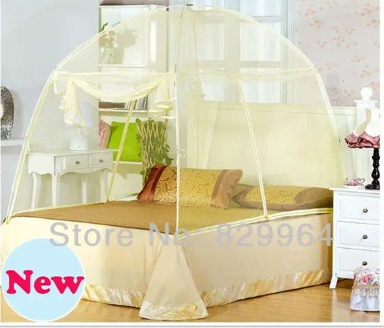 Hot Canopy Bed Luxury Type Lace Mongolia Mosquito Net Mosquito
