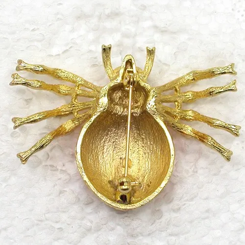 12 шт./лот насекомых Брошь со стразами эмаль жуки Pin Броши подарок C101672
