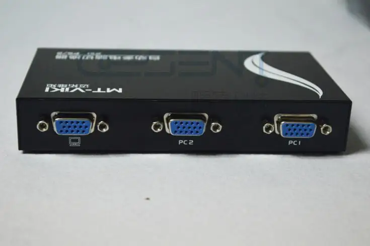 2 Порты и разъёмы Авто PS/2 KVM переключатель 250 МГц 1920x1440 с кабелями горячая клавиша кнопка переключения, широкий экран 1080 P MT-271C-L