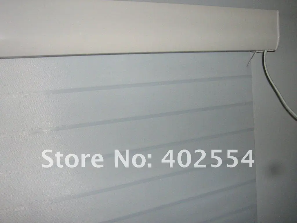 motorized zebra blinds, 1.6m wide or customized as your requirement