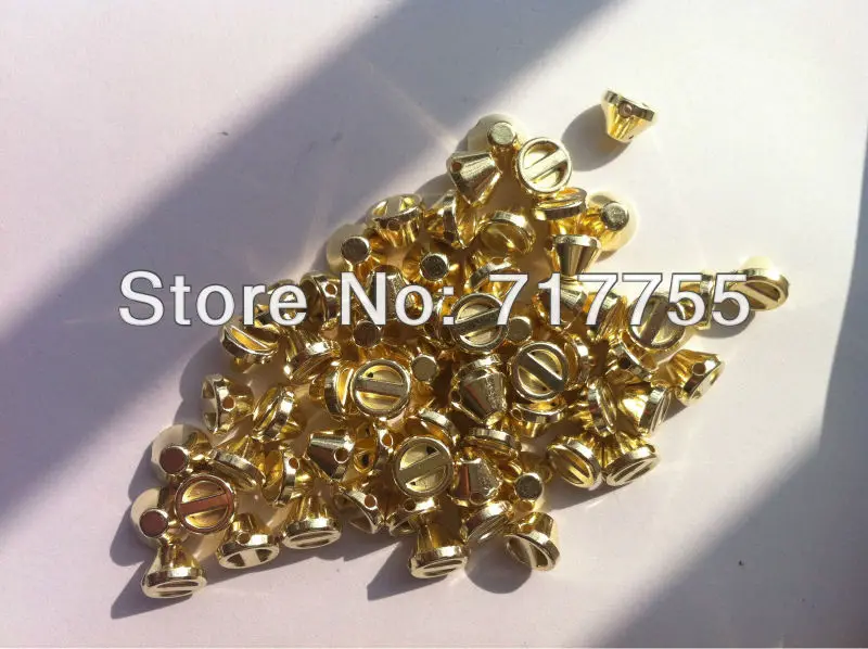 Модная пластиковая лестница spike8mm gold1000pcs/лот шпильки конусовидные бусины ювелирные изделия Одежда Аксессуары швейные клей